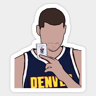 Nikola Jokic Joker Card Sticker